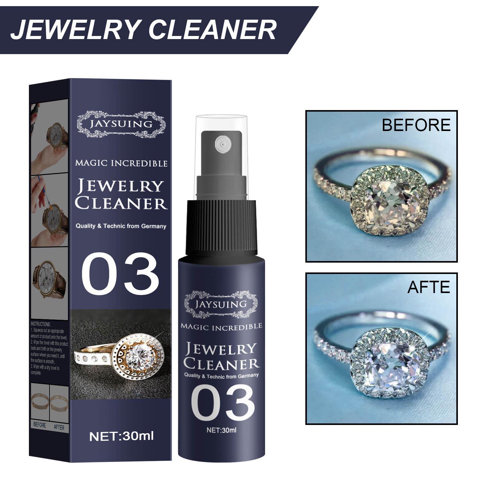 Jewelry Cleaner Jewelry Cleaning Cleaning solution Tarnish Remover for Watch Necklace