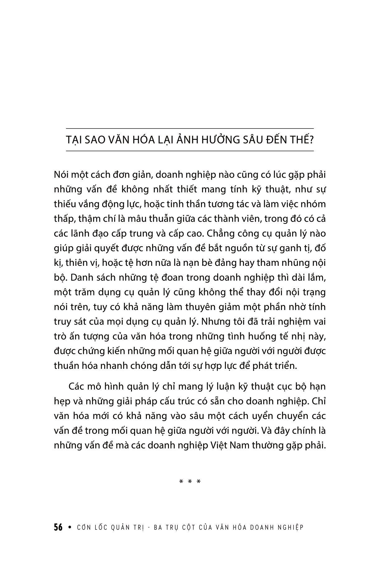 Cơn Lốc Quản Trị - Ba Trụ Cột Của Văn Hóa Doanh Nghiệp