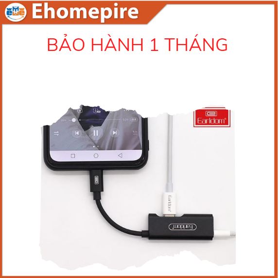 Hình ảnh Jack Chuyển Type- C 2in1 Earldom OT29