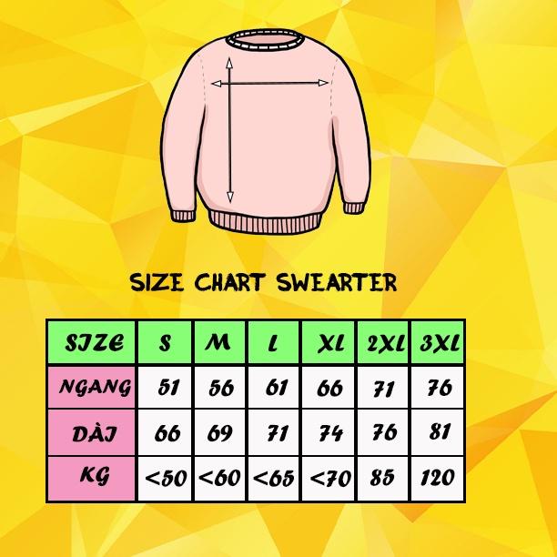 Áo sweater Wright cartoon gadgets bigsize unisex