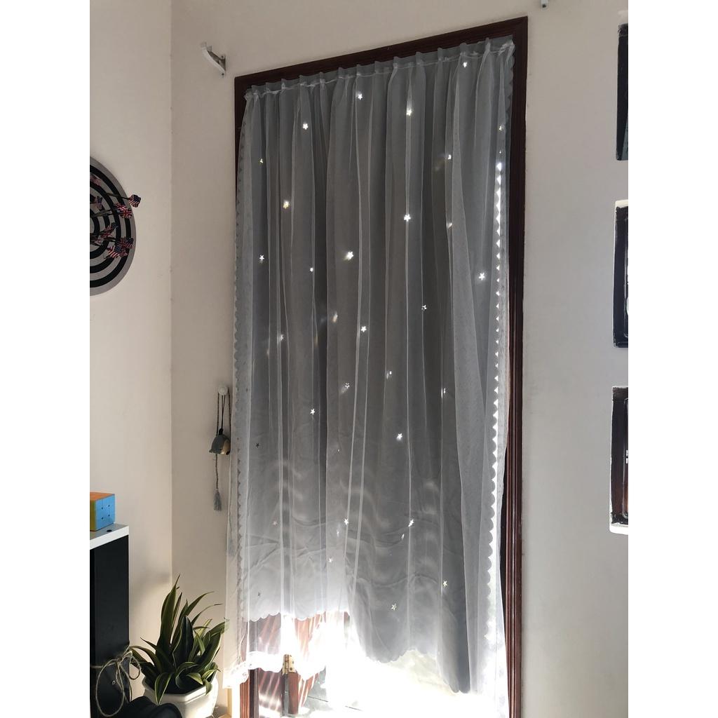 Rèm cửa sổ - Rèm dán tường - Vệ sinh dễ dàng tại nhà - chống nắng tiện lợi, độ bám dính cao