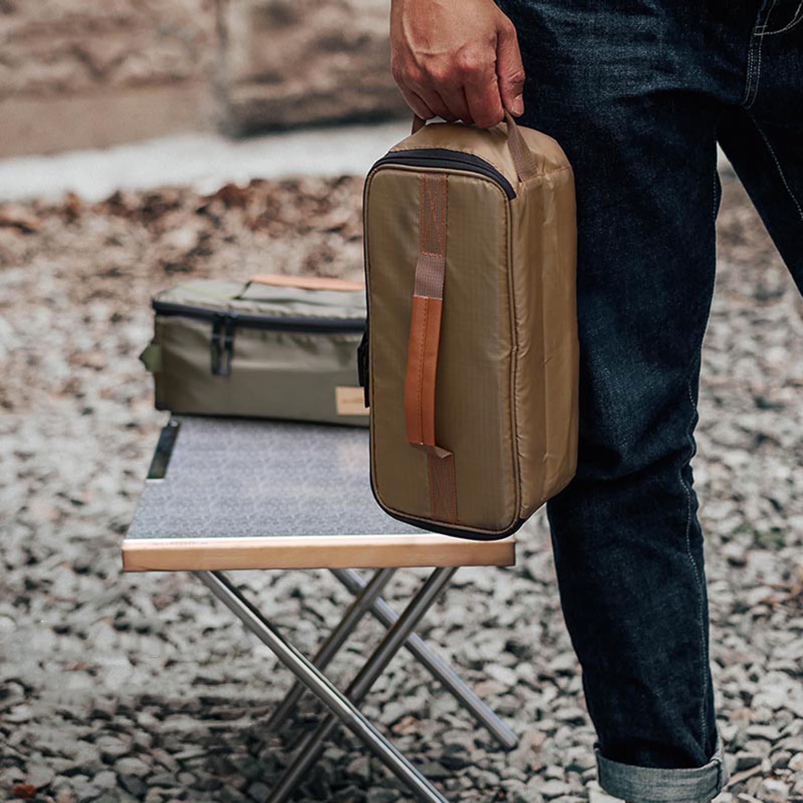 Camping Cookware Storage Bag Handbag Portable Container Case Picnic Bag Tableware Carry Bag for Kitchen Outdoor BBQ Pantry Grill Accessories