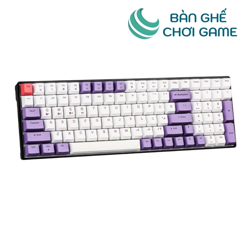 Bàn phím cơ không dây E-Dra EK396W Gateron Switch - Hàng chính hãng