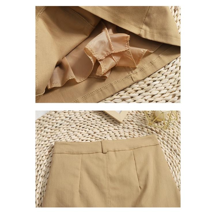 Chân váy ngắn kaki - chân váy a ngắn basic hàng mới ulzzang nữ tính, mầu đen, trắng, be, nâu tây, cocoland