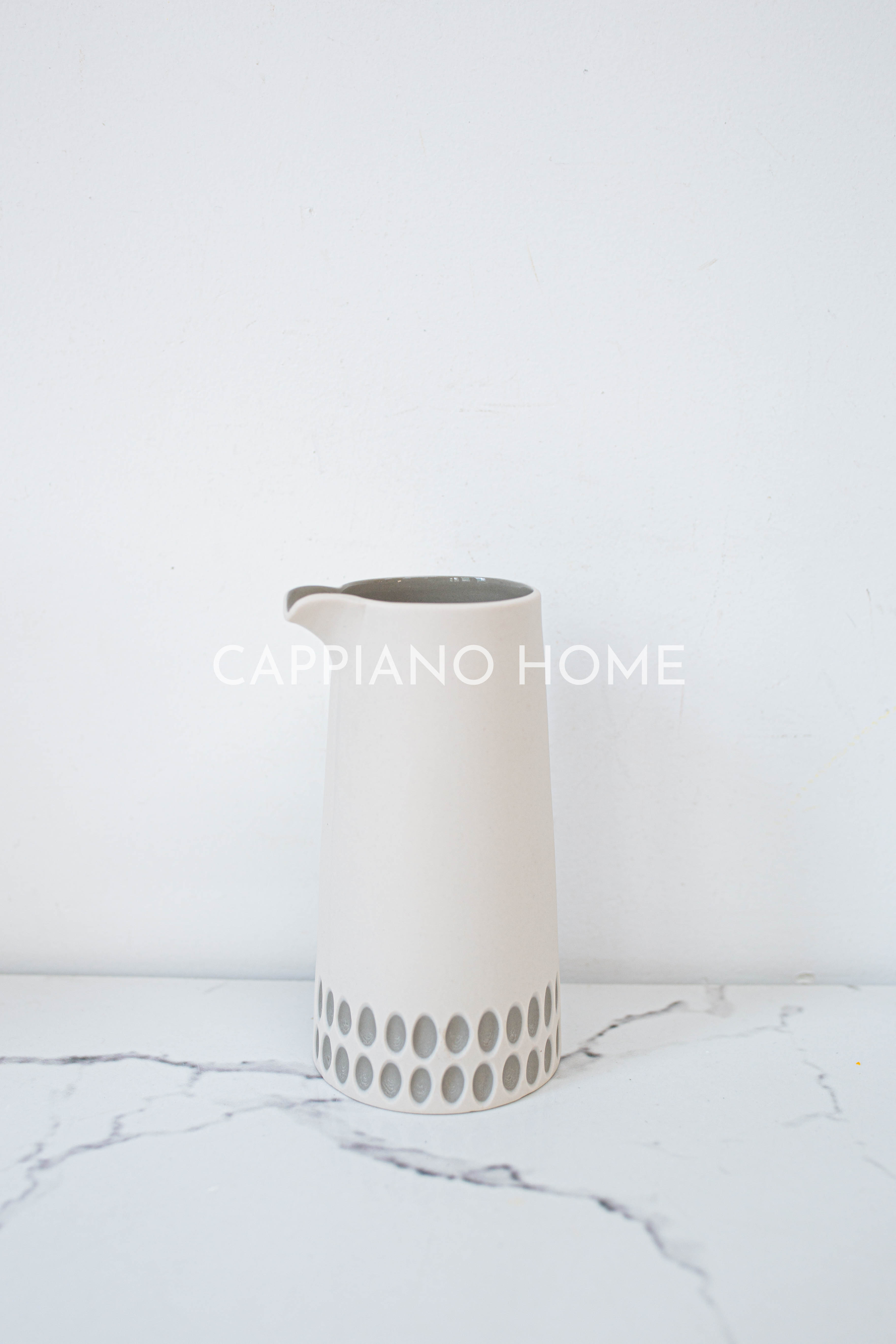 Bình rót sữa họa tiết, lọ hoa trang trí decor nhà | Cappiano Home