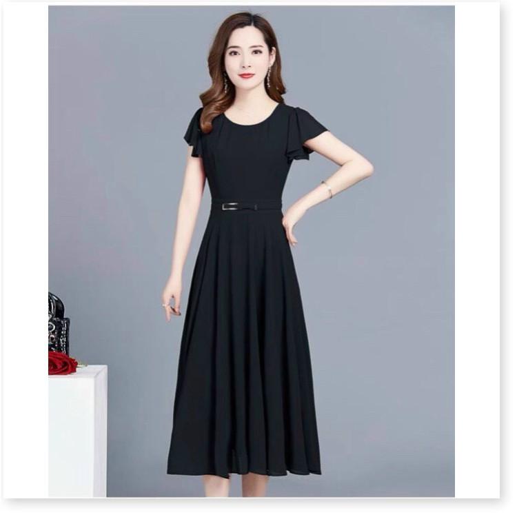 ĐẦM COTTON LẠNH,THẮT NƠ,HỌA TIẾT TRƠN,ĐẶC BIỆT LÀ CHẤT LIỆU VÃI THOÁNG MÁT LANA FASHION