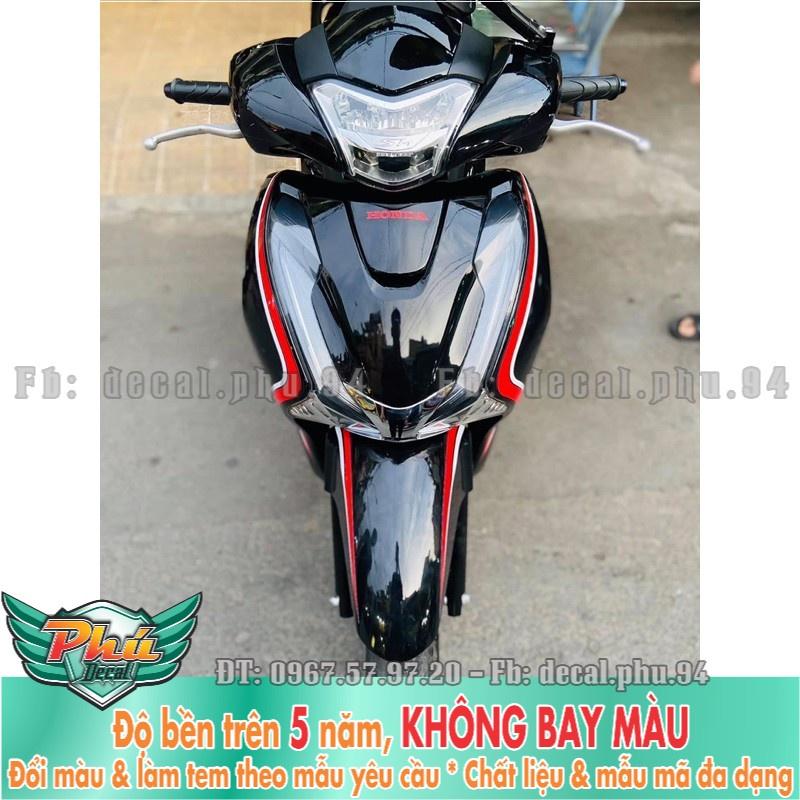 Tem rời SH Chỉ đỏ đen 2020 -1
