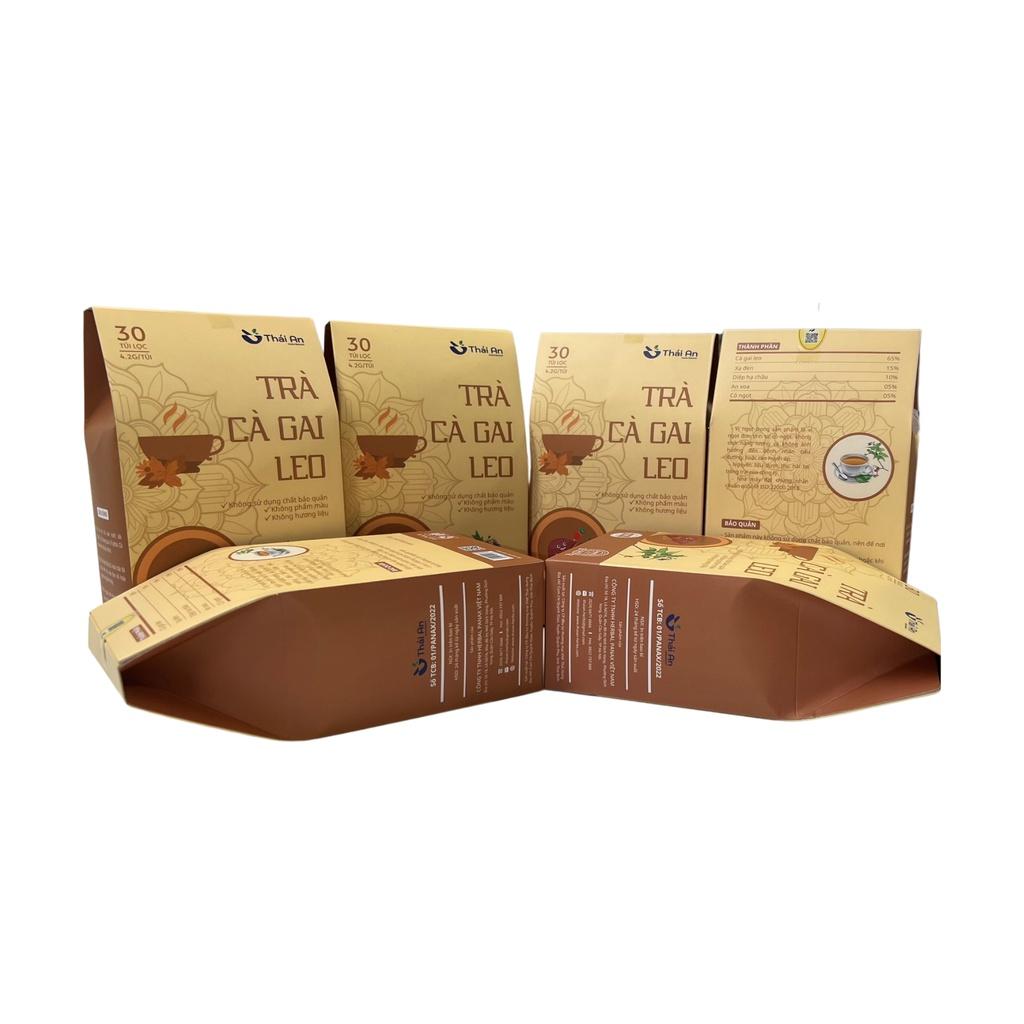 Trà Cà Gai Leo -Trà Thảo Mộc Túi Lọc Hỗ Trợ Sức Khỏe An Thần Ngủ Ngon - Thái An Herbs Natural