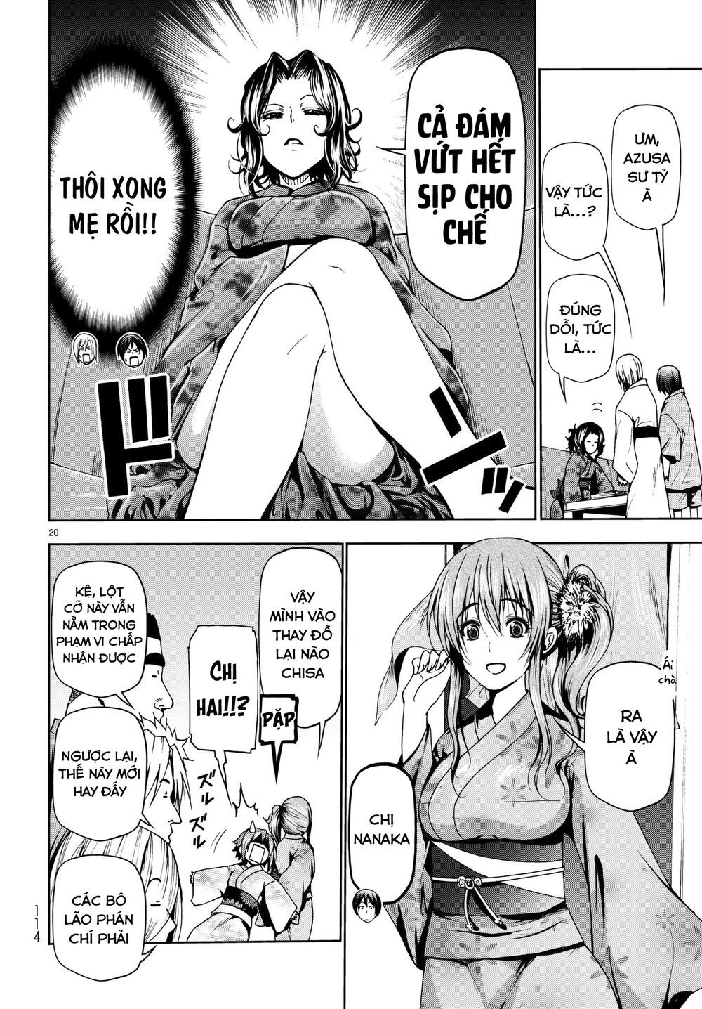 cô gái thích lặn - grand blue chapter 46 20
