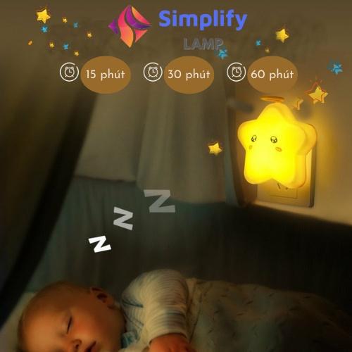 Đèn ngủ thông minh điều khiển từ xa điều chỉnh được độ sáng cực đẹp và cute S08