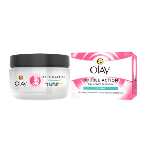 Kem dưỡng da cho da nhạy cảm Olay Double Action Night Cream &amp;Primer Sensitive