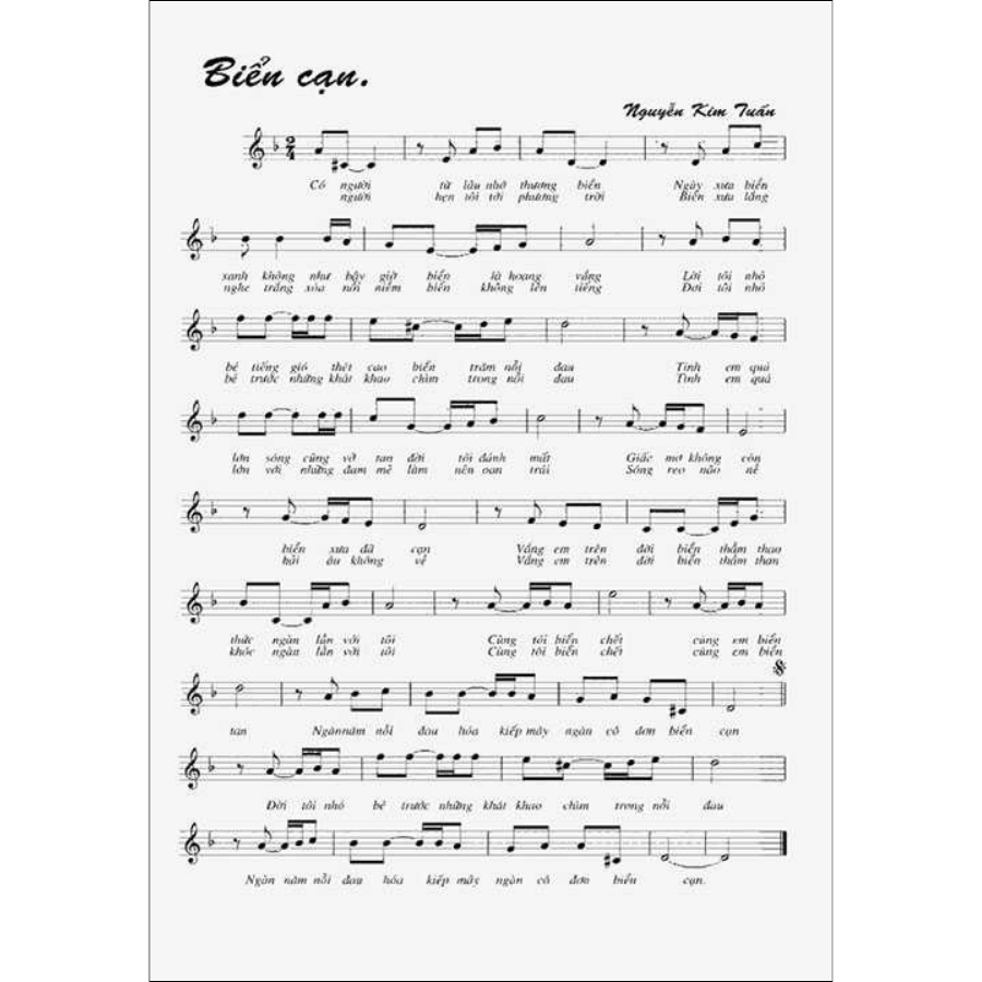 Nhạc Trịnh, Nhạc Trữ Tình Soạn Cho Piano - Phần 1