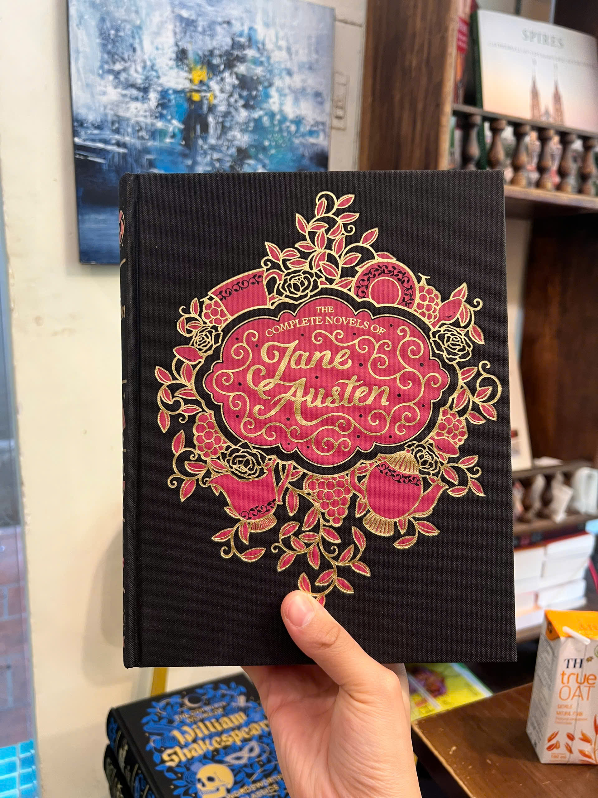 Sách - The Complete Novels of Jane Austen | Classics Fiction / Romance / Bìa da, cứng khổ lớn