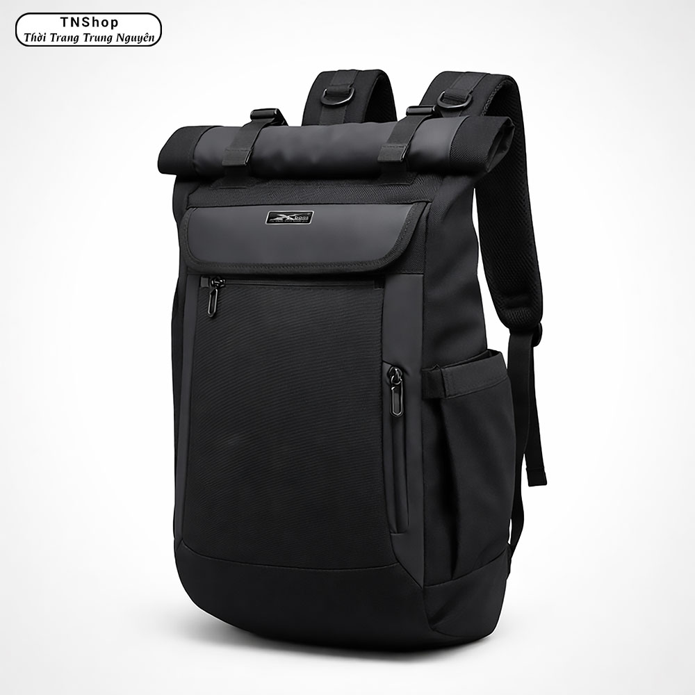 Balo Du Lịch Cỡ Lớn Xbags Dark Bear XB 1202 - Balo Nắp Cuộn Có Tính Năng Mở Rộng, Chống Nước, Nhiều Ngăn Tiện Lợi, Thiết Kế Sang Trọng, Đựng Laptop 17 Inch