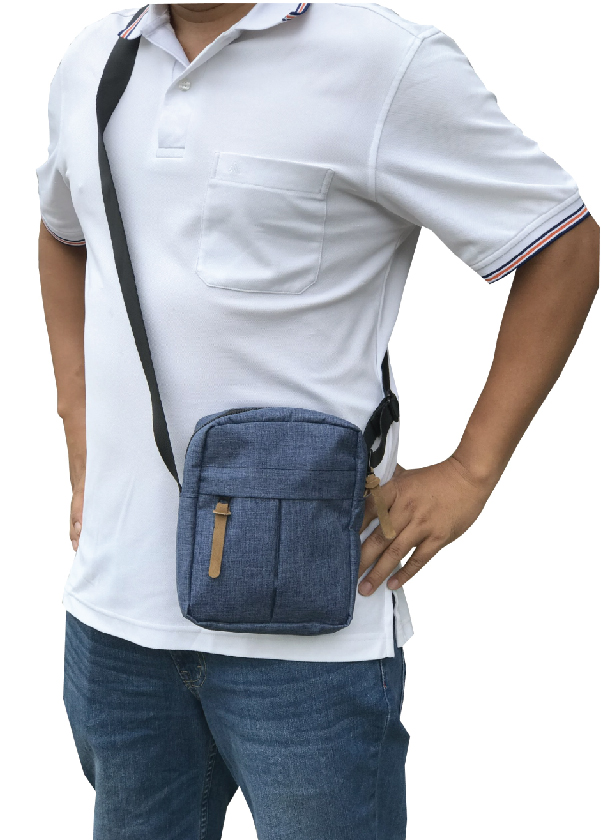 Hình ảnh Túi đeo chéo nam nữ mini đựng điện thoại phong cách thời trang Hàn Quốc - Túi xách chống nước đi du lịch, đi chơi