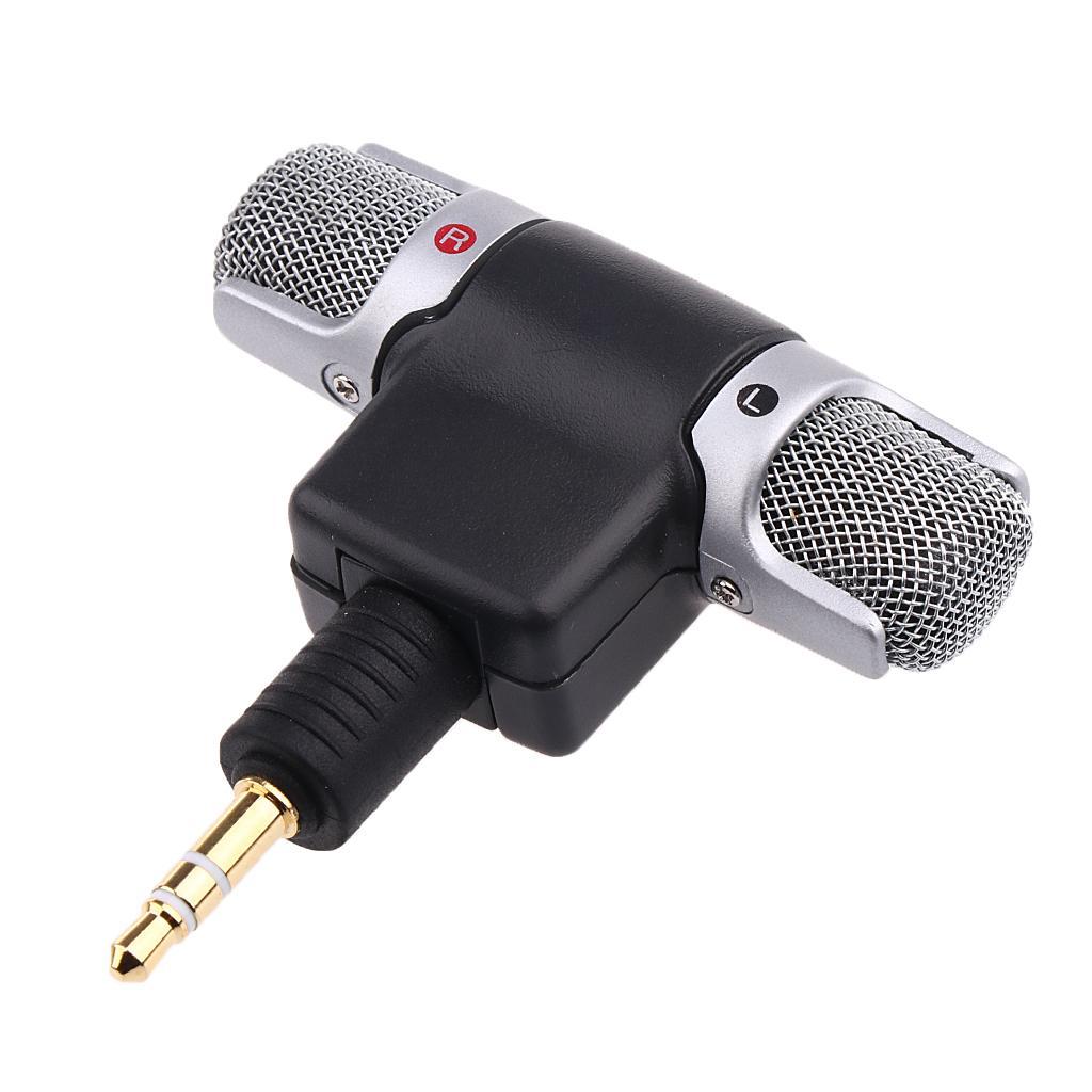 3.5mm Stereo Condenser Microphone + Mic Adapter + Tape for 3 3+ 4