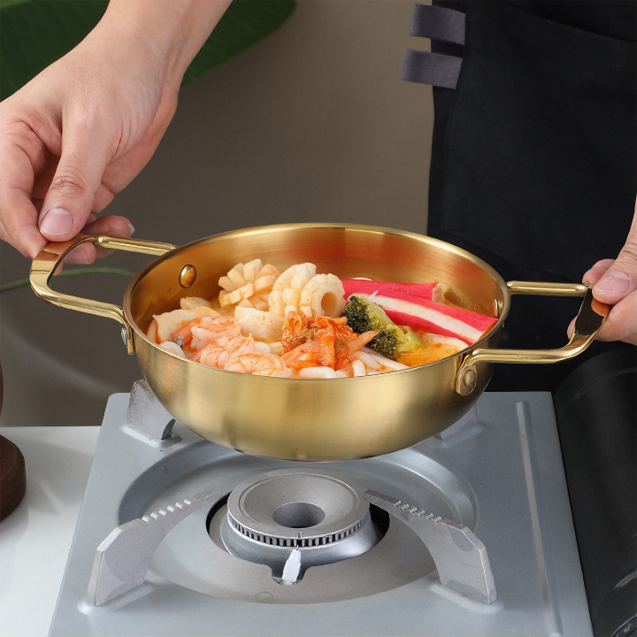 Chảo chống dính XJ50 dùng được cho mọi loại bếp điện từ, bếp ga..sâu lòng 16cm - Hàng chính hãng