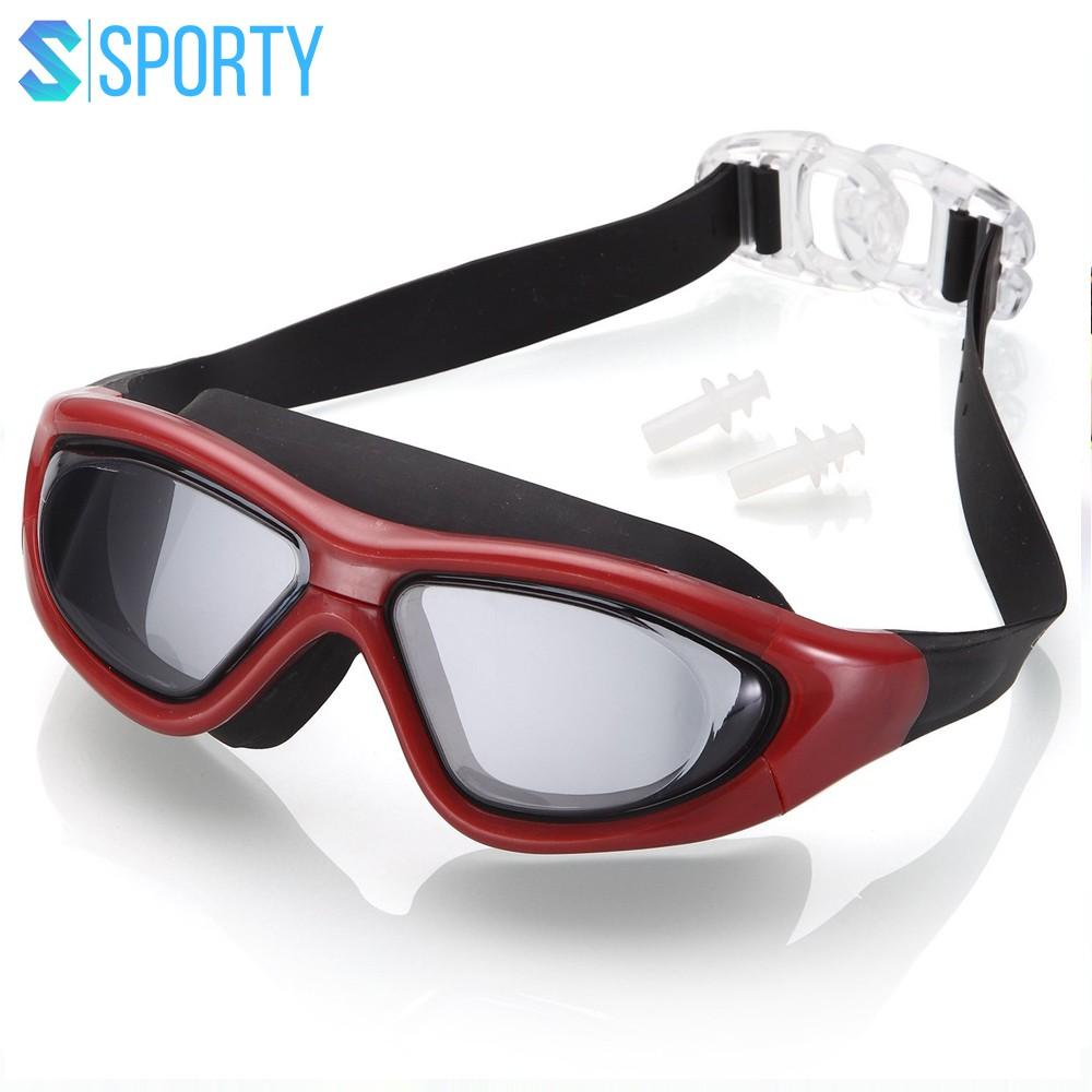 Kính bơi người lớn SPORTY góc nhìn panorama công nghệ mắt kính cản tia UV hạn chế sương mờ