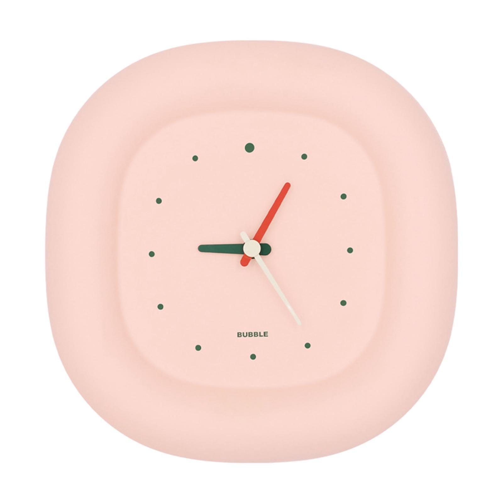 Bubble Clock Wall Clock Free Standing Clocks Silent for Living Room