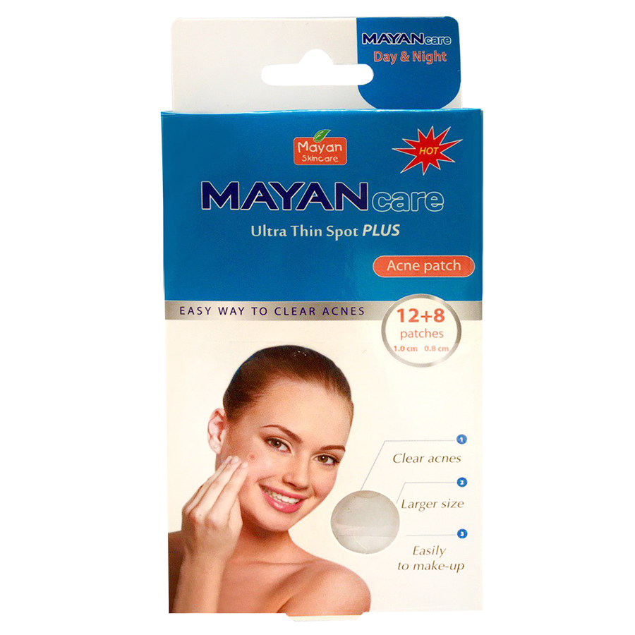 Miếng Dán Hỗ Trợ Điều Trị Mụn Mayancare 12 Miếng (1.0cm)