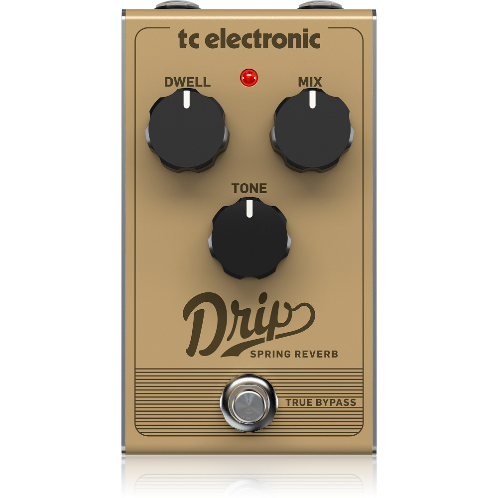 TC Electronic Drip Spring Reverb Guitar Effects Pedal-Hàng Chính Hãng