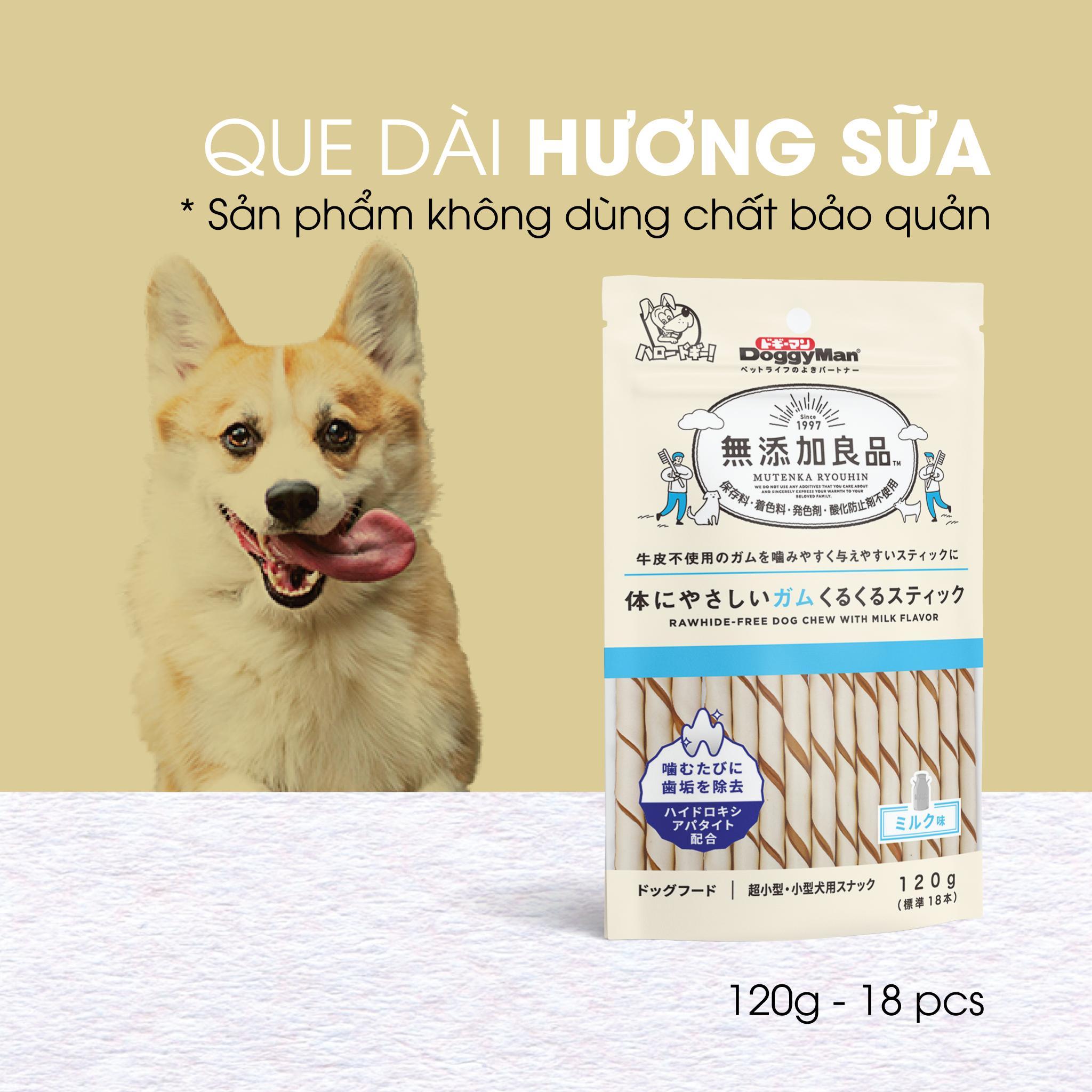 QUE GẶM HƯƠNG SỮA DÀNH CHO CHÓ CƯNG DOGGYMAN