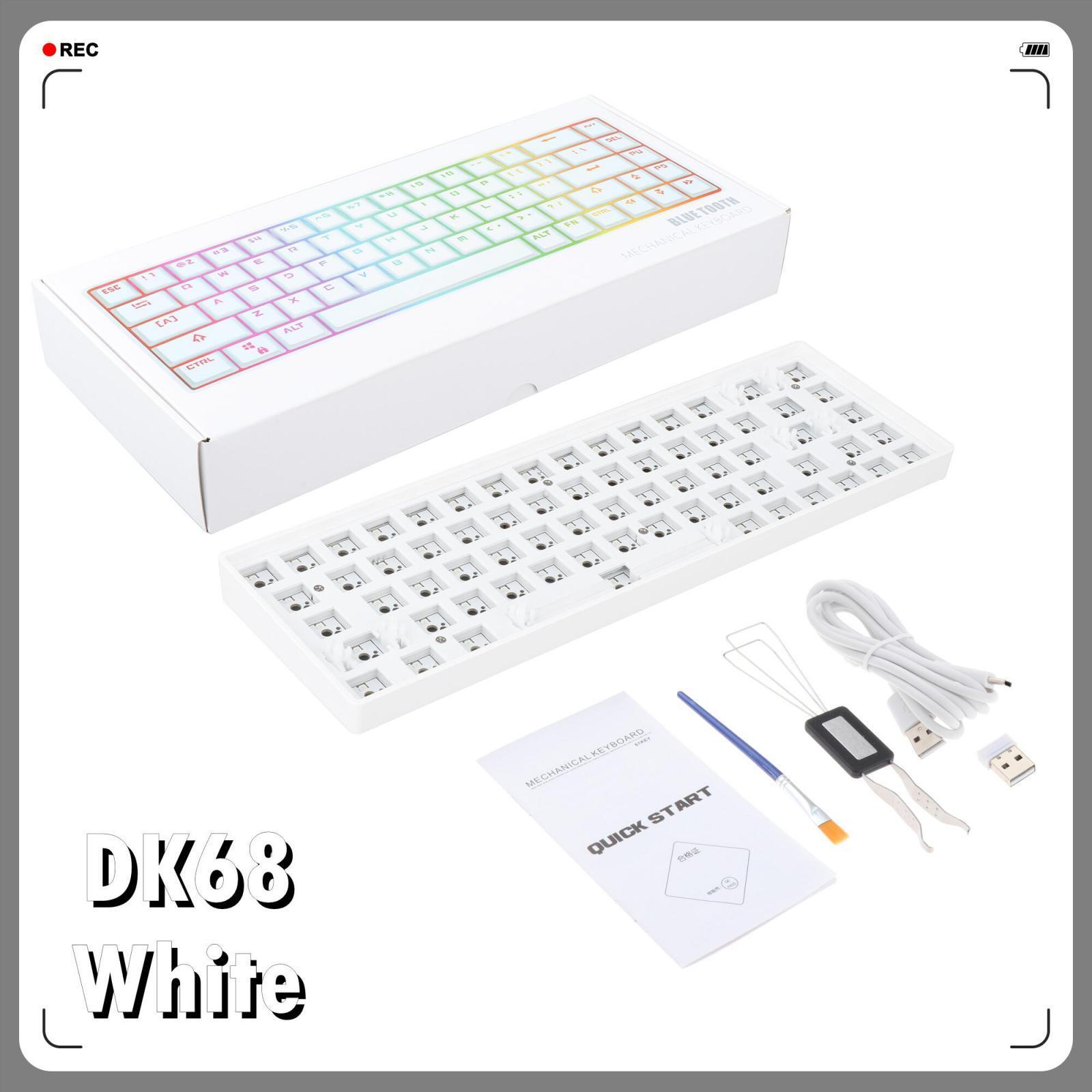 61/68 Keys Mechanical Keyboard DIY Kit for Switches for 60% / 65% Keyboard Hot-Swappable PCB Mounting Plate DIY /5Pin