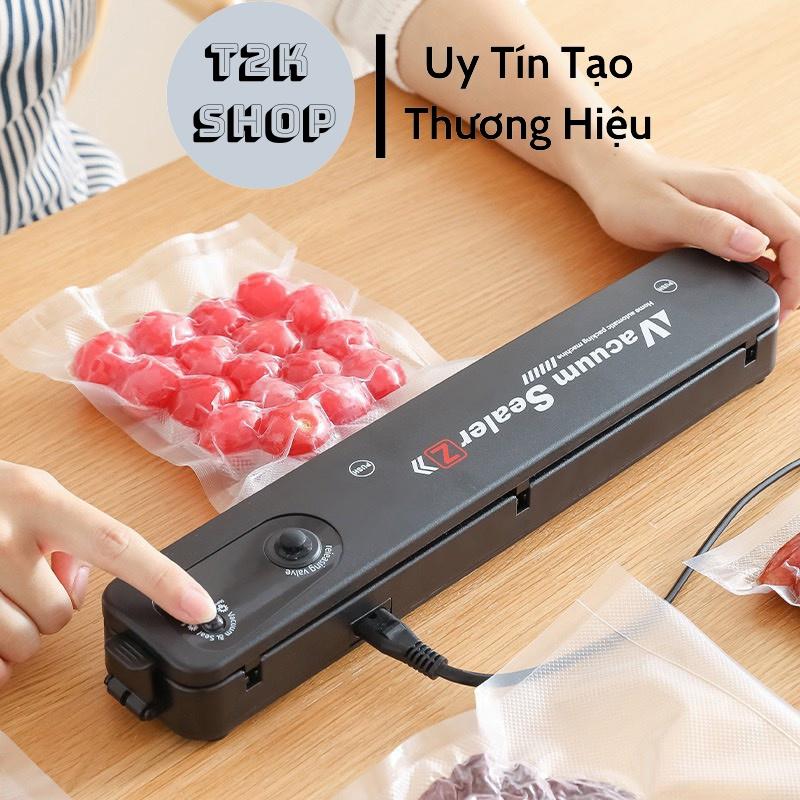 Máy Hút Chân Không Thực Phẩm Mini Gia Đình Vacuum Sealer - Máy Ép Chân Không Kiêm Hàn Miệng Túi Đa Năng