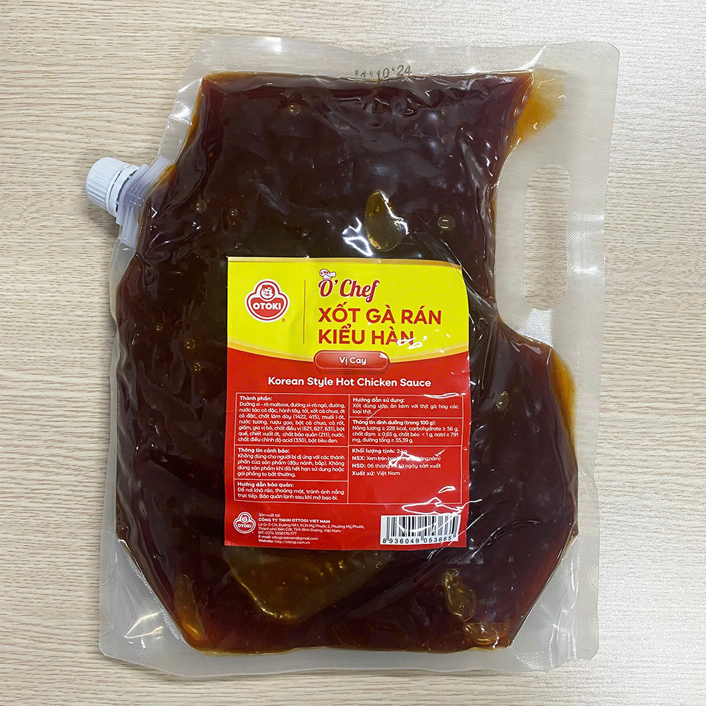 Xốt gà rán kiểu Hàn vị cay O'chef Ottogi 2kg