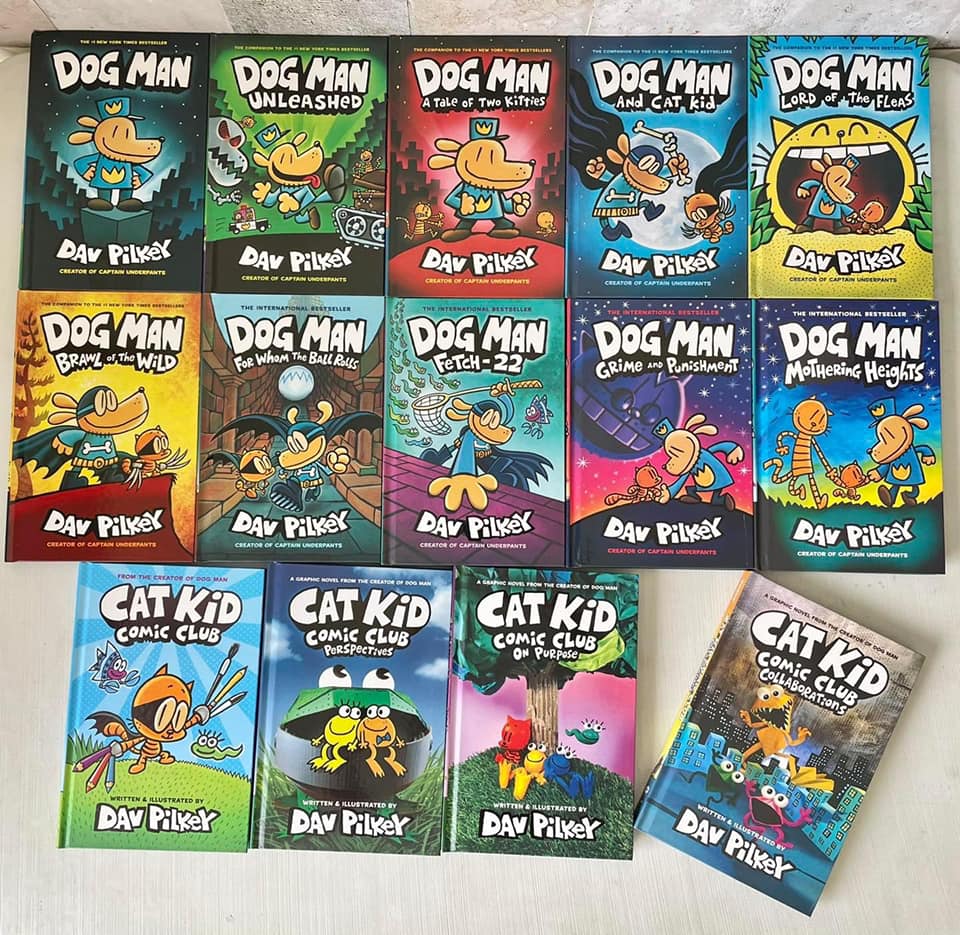 Dog Man | 14 cuốn + AUDIO - Bản bìa cứng | Bản nhập khẩu