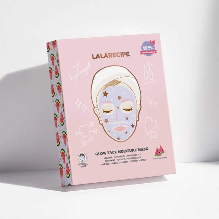 Mặt nạ dưỡng ẩm LALARECIPE GLOW FACE MOISTURE MASK