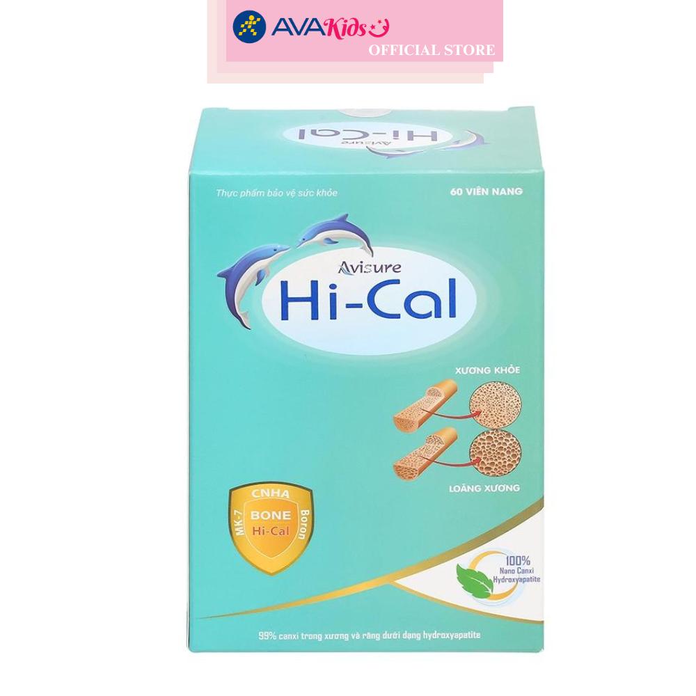 Viên uống Avisure Hi-Cal hỗ trợ xương răng chắc khỏe 60 viên (từ 6 tuổi)