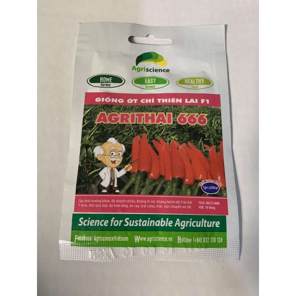 Hạt Giống Ớt Chỉ Thiên Lai F1 - AGRI THAI 666