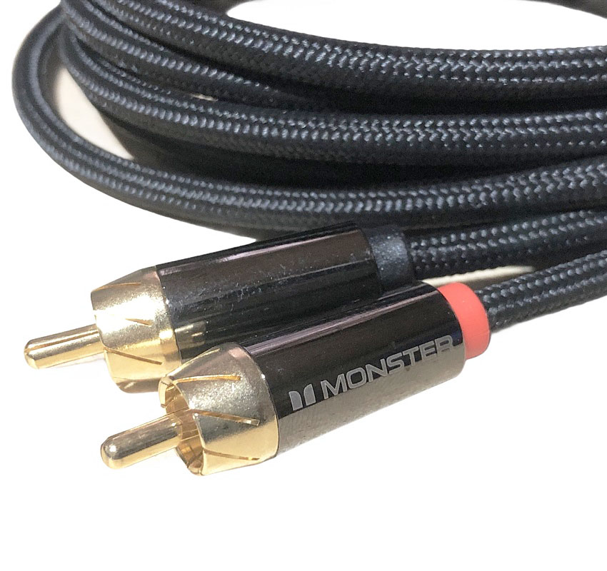 Cáp 3.5mm Ra 2 Đầu RCA Dùng Cho Điện Thoại, Laptop, Máy Tính Monster iCable 1000A - Hàng Nhập Khẩu