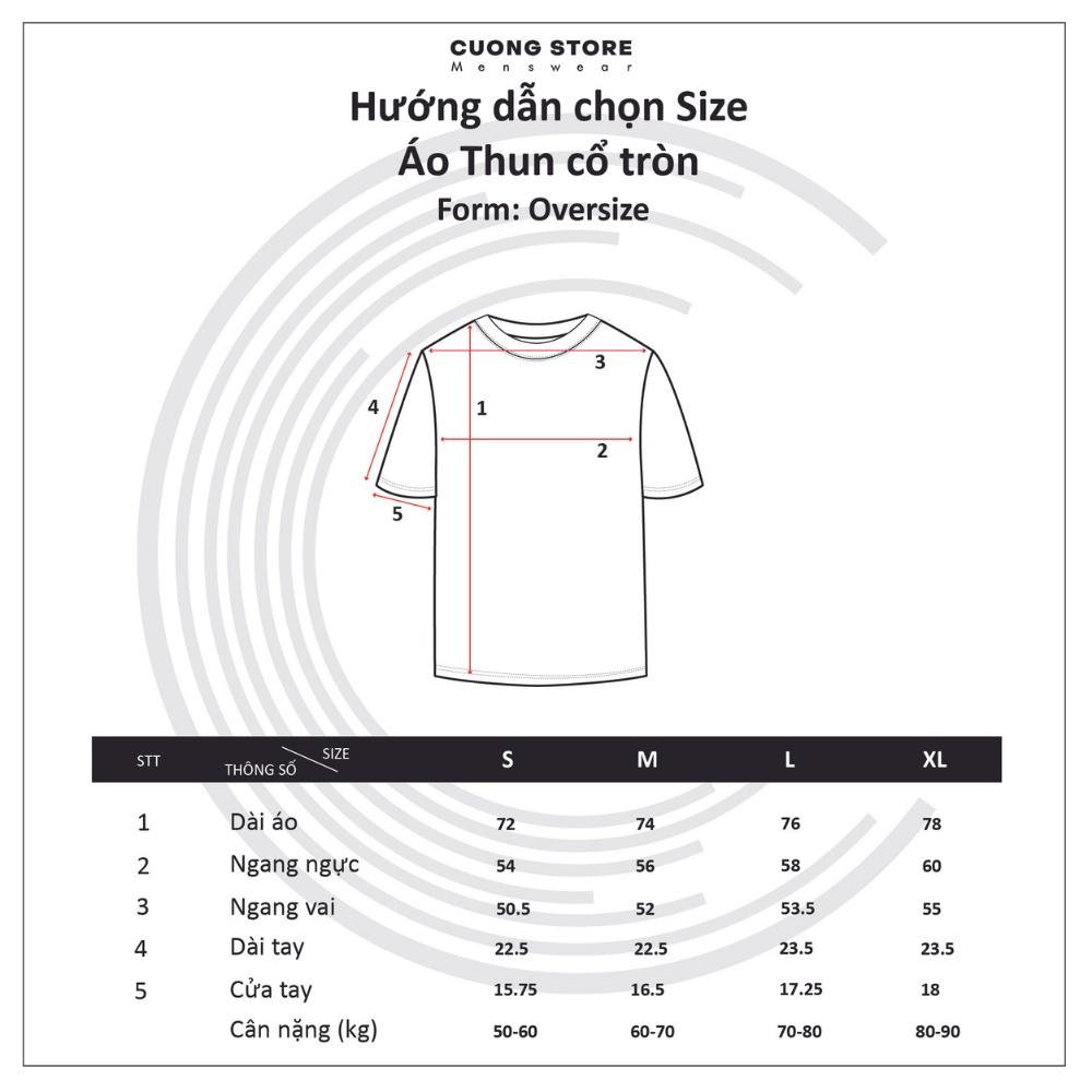 Áo thun cổ tròn Unisex in chữ MRC 2104009 chất cotton cao cấp, dày dặn, form rộng - CUONG STORE