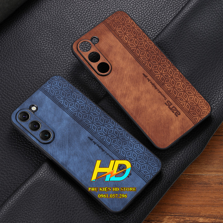 Ốp Lưng Da Dành Cho Samsung Galaxy A54 5G Chính Hãng AZNS , Ốp lưng thiết kế vân nổi, Chống Sốc, Khoét Lỗ bảo vệ camera - Hàng Nhập Khẩu