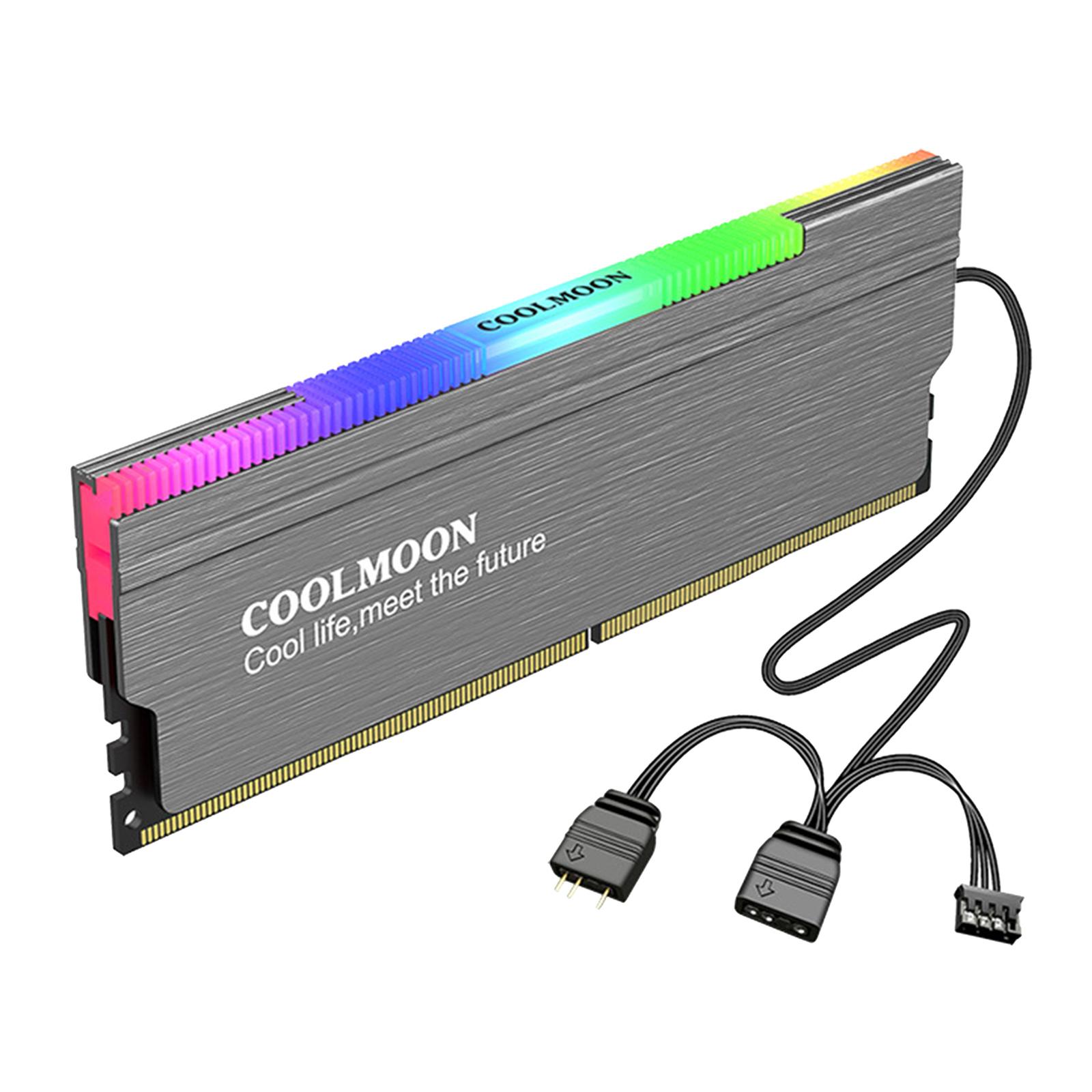 Aluminum Alloy DDR Memory RAM Cooler Radiator for DDR2 DDR3 DDR4DIY PC