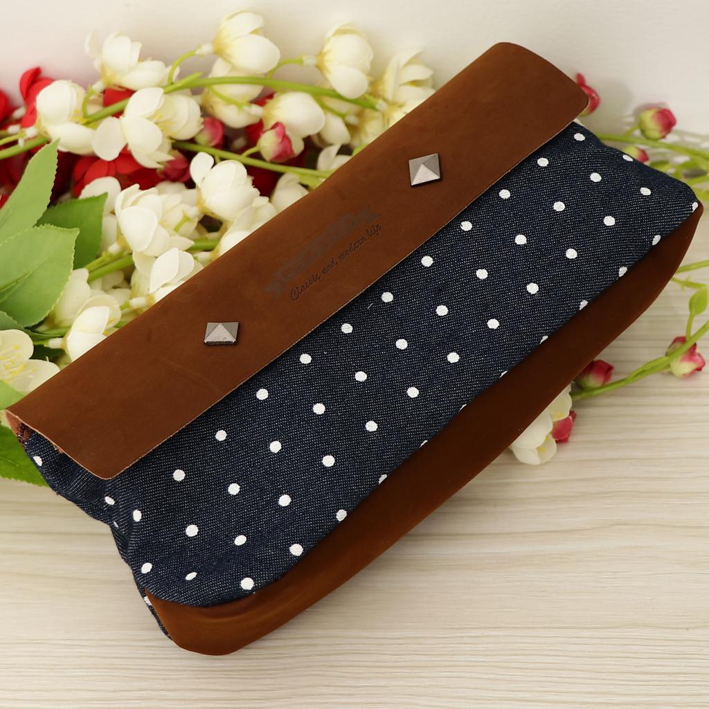 Canvas Large Capacity Pencil Pen Case Student Office School Stationery Case Large Storage Bag Pouch Holder Make Up Organizer Pouch Zipper Bag