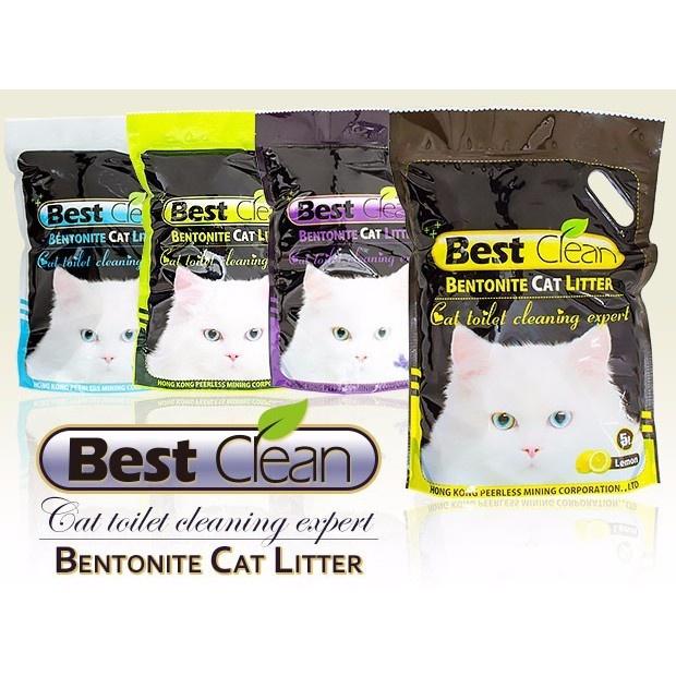Cát Vệ Sinh Cát Đất Sét Best Clean Bentonite Túi 8L Cho Mèo