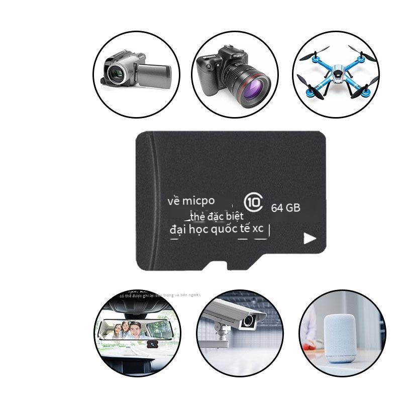 Khuyến mại thẻ nhớ điện thoại di động tốc độ cao 128G lái xe ghi thẻ đặc biệt Camera 64G giám sát thẻ TF đa năng 32G