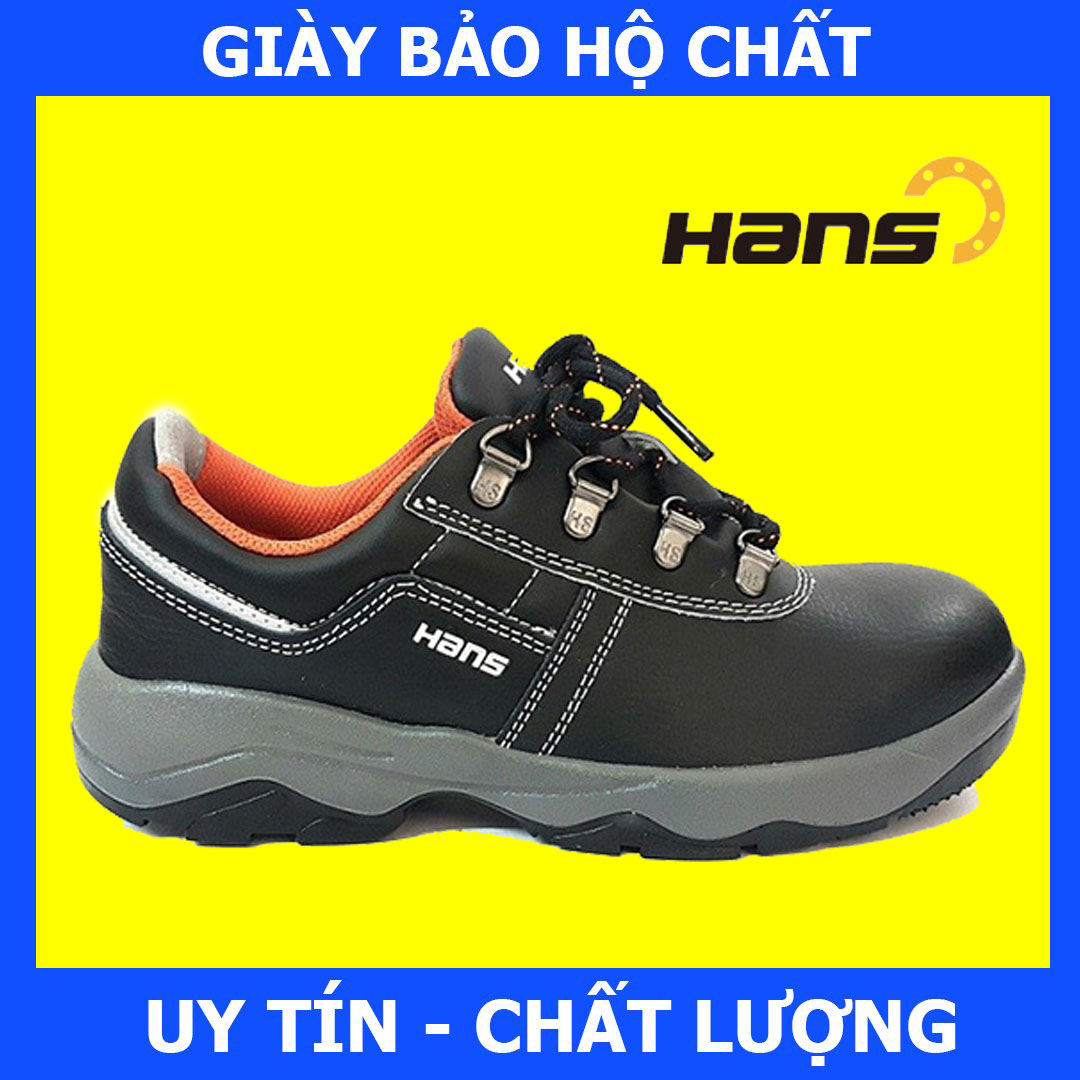 [Hàng Chính Hãng] Giày Bảo Hộ Hans HS-60 Siêu Nhẹ, Da Chất Lượng Cao, Chống Thấm Nước, Chống Đâm Xuyên, Va Đập Mạnh