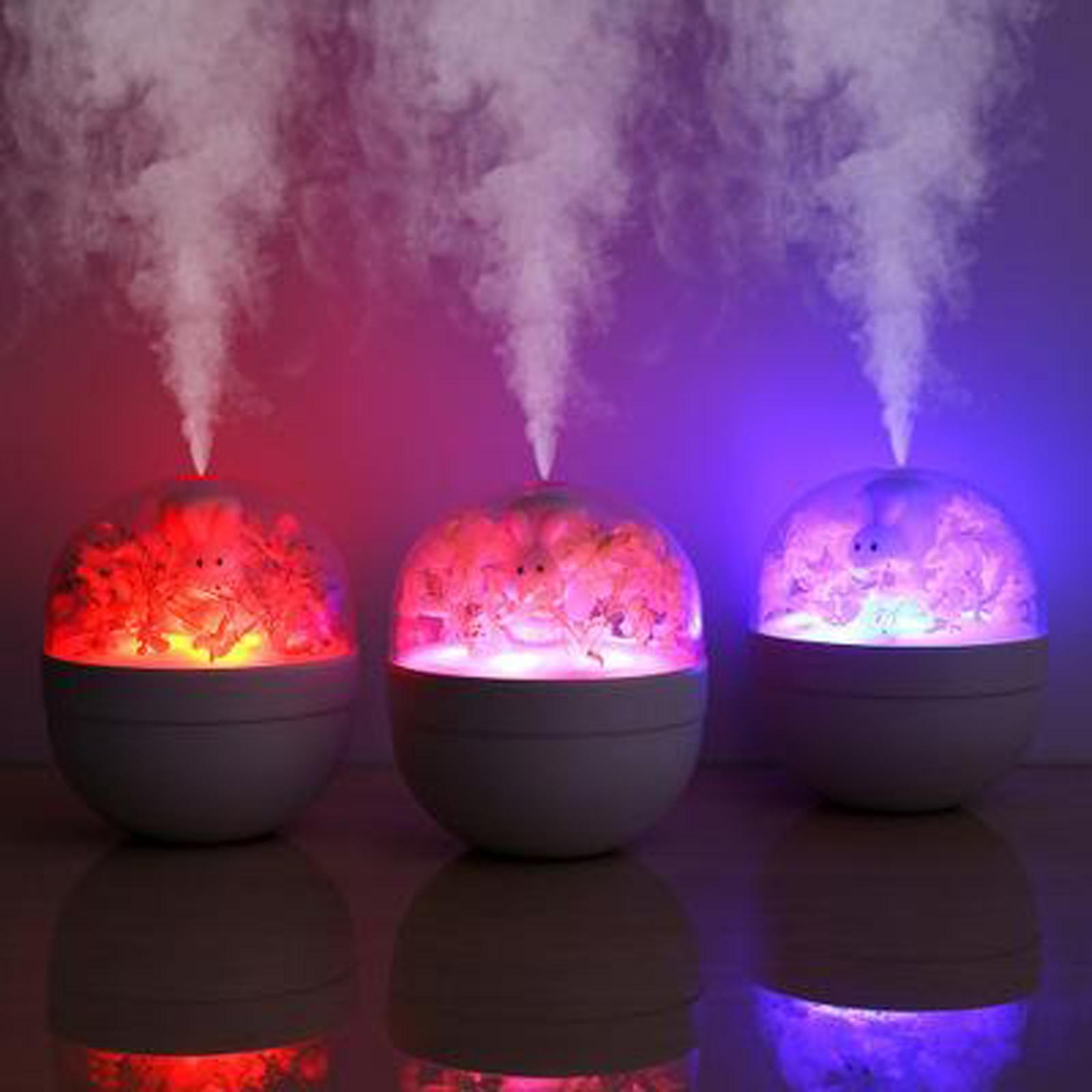 220ml USB LED Mini Car Home Humidifier Aroma Oil Mist Diffuser Green