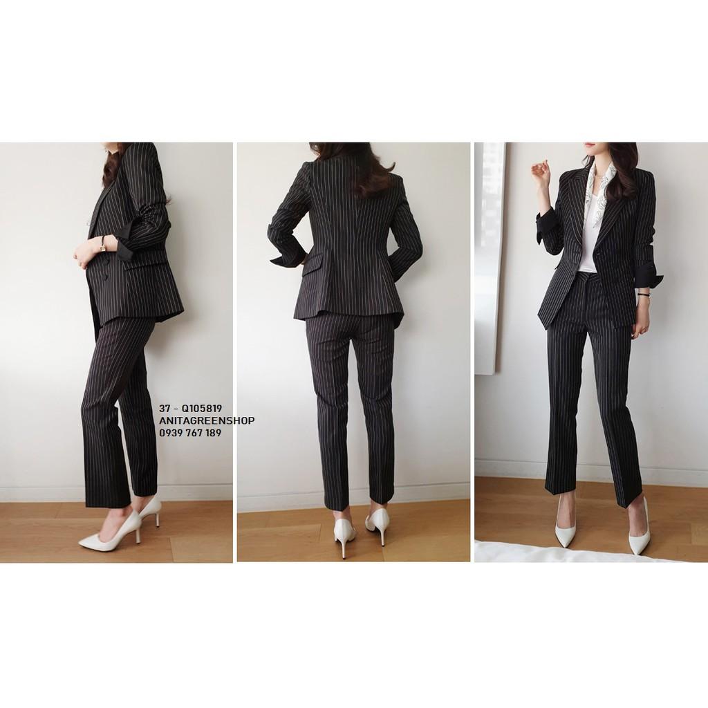 Q105819 QUẦN NỮ SỌC CÔNG SỞ