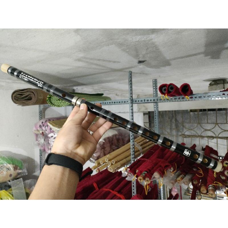 Sáo Dizi đen khớp đồng Cao Cấp