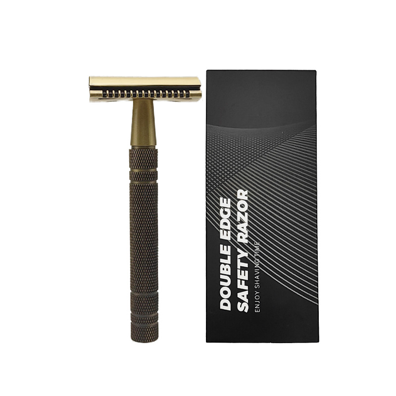 Dao Cạo Râu Cổ Điển Ming Shi KF001 – Tay Cầm Kim Loại, Phiên Bản Luxury