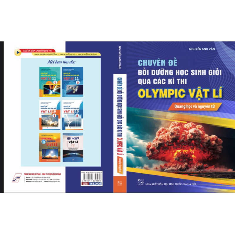 Sách Chuyên đề bồi dưỡng học sinh giỏi qua các kì thi OLIMPIC Vật Lí - Quang học và nguyên tử