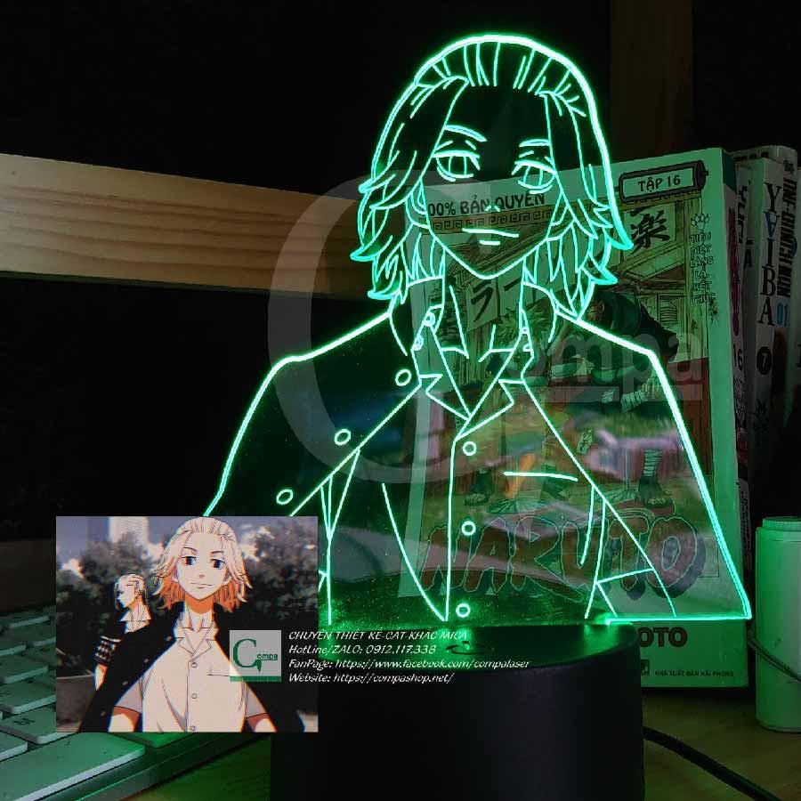Đèn Ngủ ANIME LED 3D Tokyo Revengers Manjiro Sano Type 02 ATKR0102 16 màu tùy chỉnh
