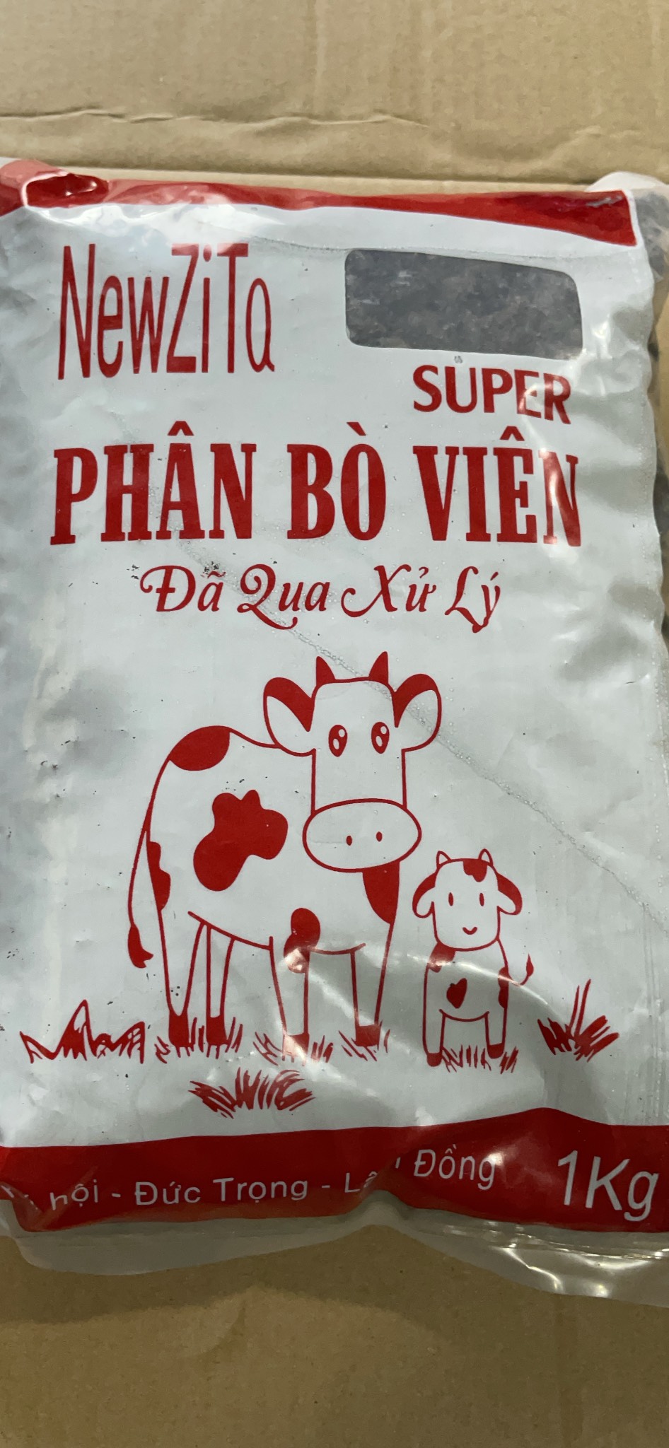 Phân Bò Dạng Viên Nén- Đã Qua Xử Lí-1kg