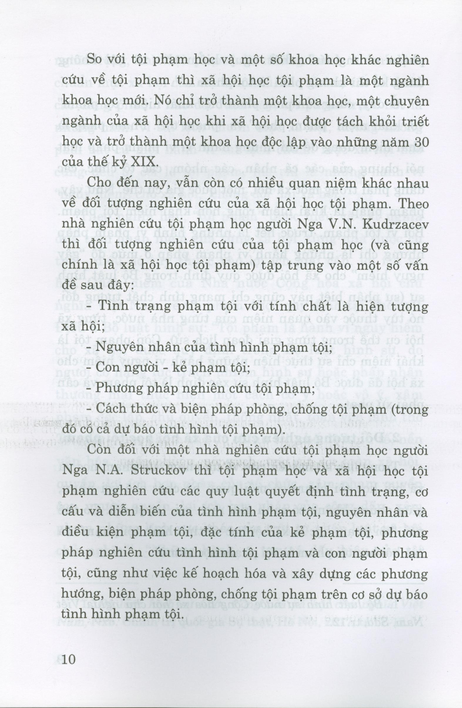 Xã Hội Học Tội Phạm (tái bản)