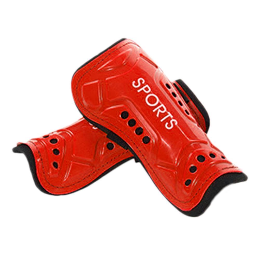 1 cặp bóng đá bóng đá shin bảo vệ thanh thiếu niên cho người lớn vớ pads khiên chuyên nghiệp legging shinguards tay áo thể thao thiết bị bảo vệ Color: black